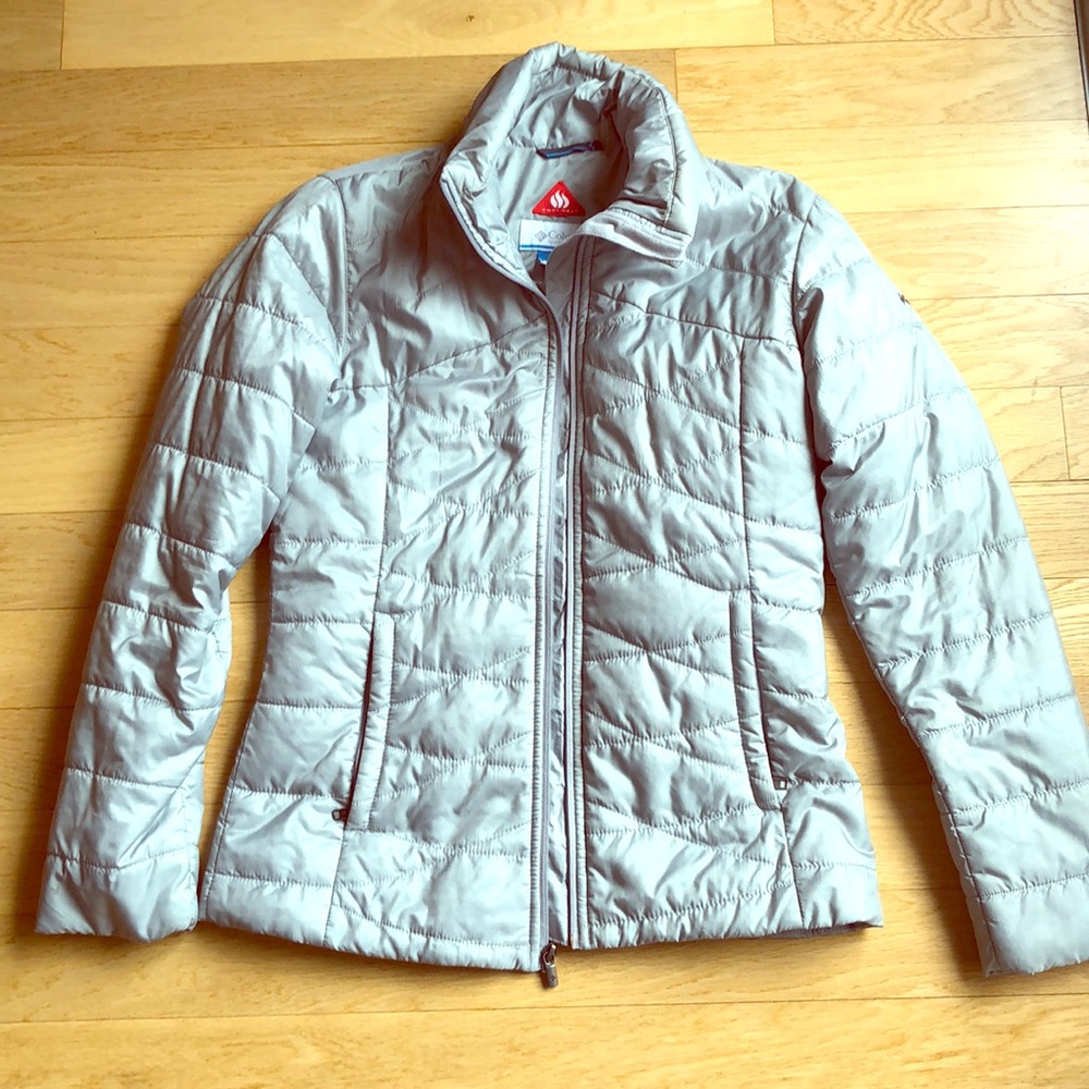 Grey Columbia OmniHeat Puffer Jacket